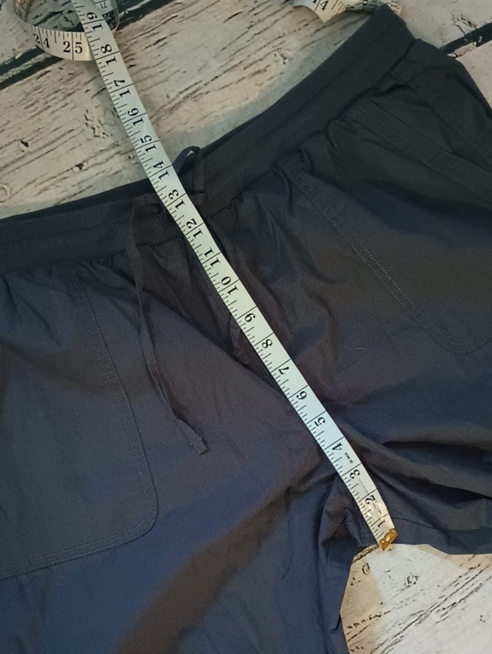 Pact Organic Women's Gray Cotton Poplin Wide Leg Stretch Pants XL - Picture 5 of 8
